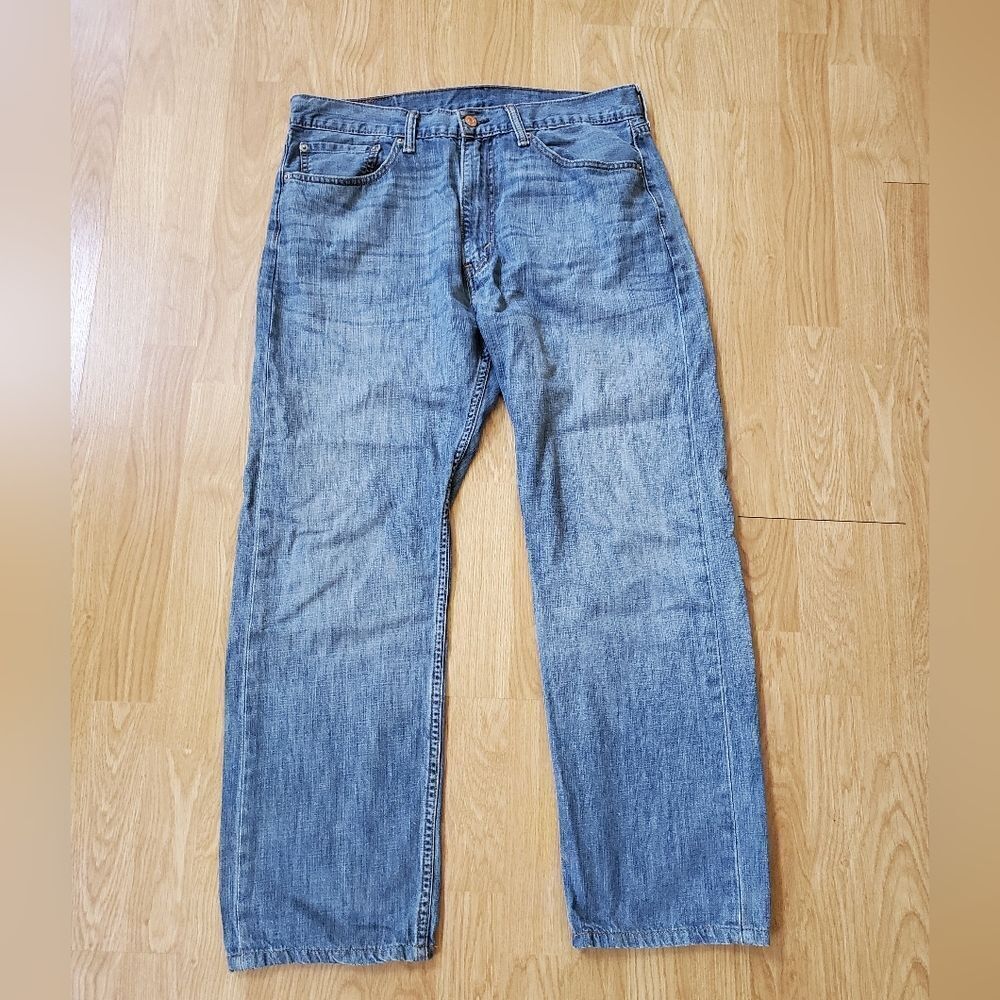 Levi'sโ505 Regular-Fit Straight Leg Jeans szโ36x28